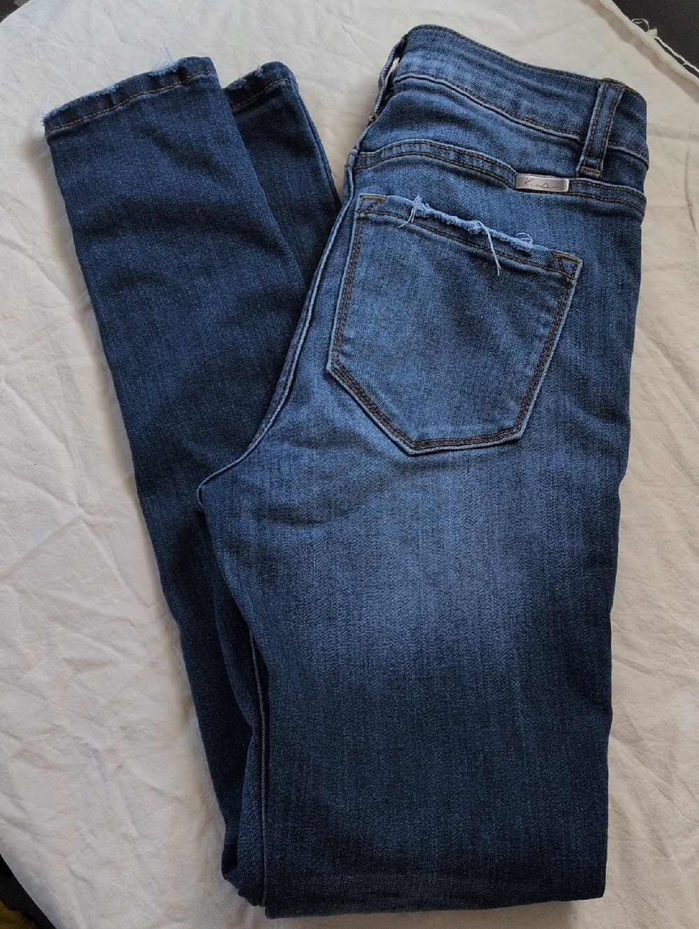 Women’s Dark Blue Stretch Skinny Jeans Kancan